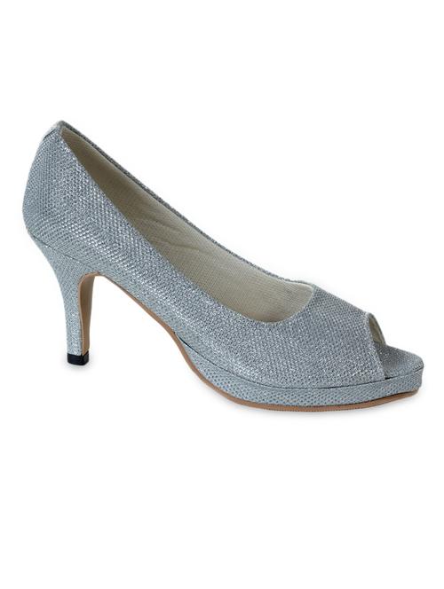 silver Synthetic Leather sandal - 9768752 - Very Small Image - 1
