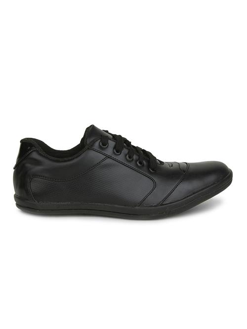 black synthetic leather sneaker - 9772305 - Very Small Image - 1