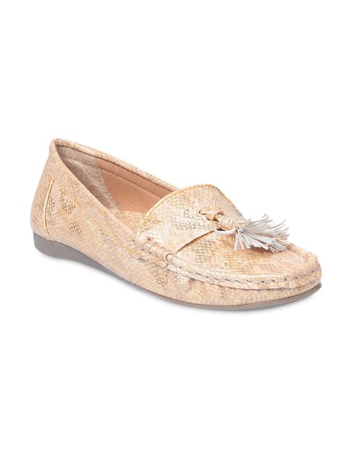 beige faux leather mocassins - 9772327 - Very Small Image - 1