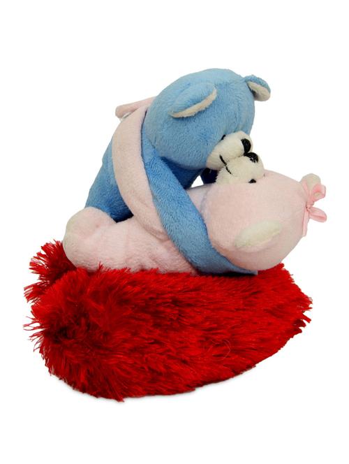 hug teddy n heart cushion - 977301 - Very Small Image - 1