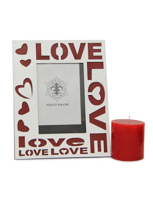 love photo frame n candle - 977436 - Very Small Image - 1