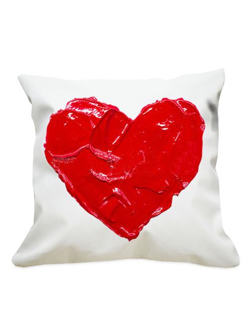 heart print cushion - 977449 - Very Small Image - 1