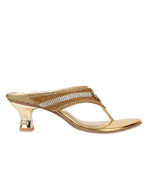gold embellished sandal - 9779769 - Very Small Image - 1