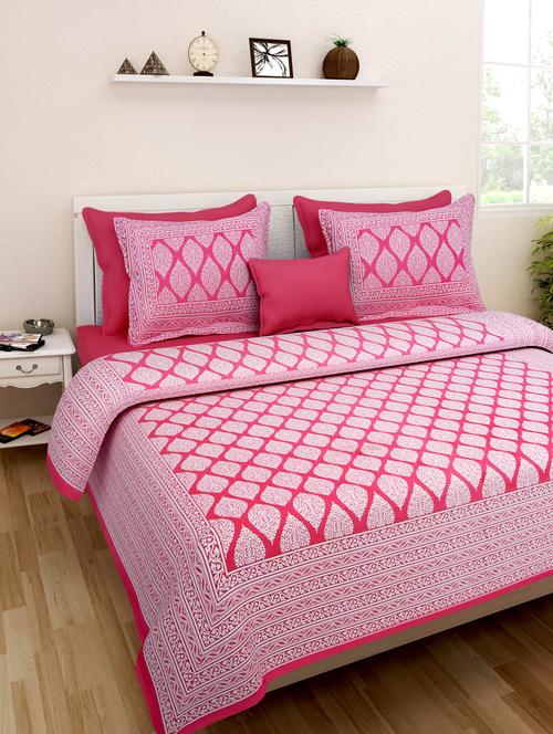 jaipuri cotton double bed sheet - 9794014 - Very Small Image - 1