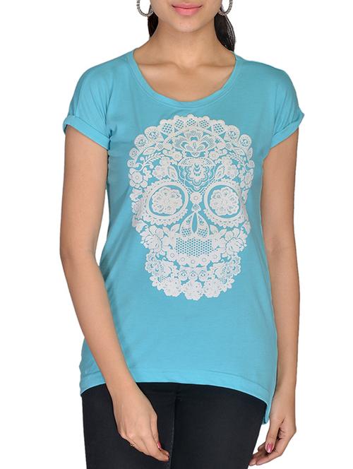 turquoise cotton top - 9797594 - Very Small Image - 1