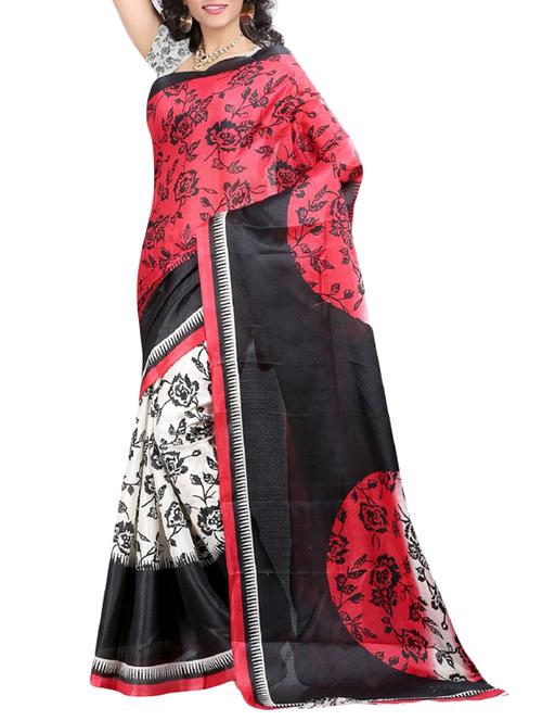 multi bhagalpuri silk saree - 9804060 - Very Small Image - 1