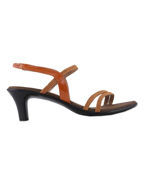 brown strappy heel sandals - 980545 - Very Small Image - 1