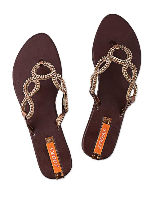 top embellished toe separator flats - 980554 - Very Small Image - 1