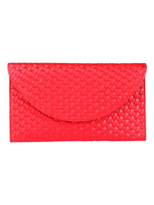 red leatherette clutch - 9805772 - Very Small Image - 1