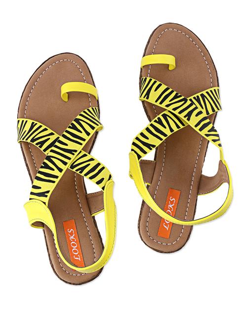 animal pattern leatherette sandals - 980581 - Very Small Image - 1