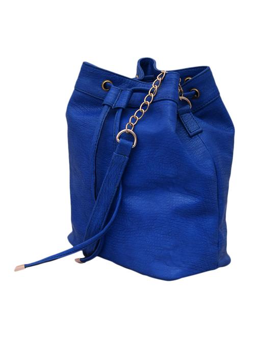 blue leatherette sling bag - 9805824 - Very Small Image - 1