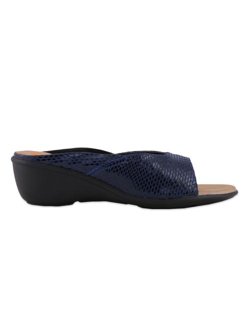 leatherette open toe mini wedges - 980620 - Very Small Image - 1