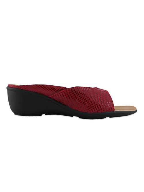 leatherette open toe mini wedges - 980621 - Very Small Image - 1