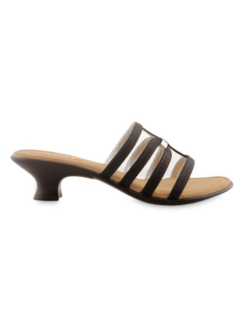 black casual slip-on heels - 980700 - Very Small Image - 1