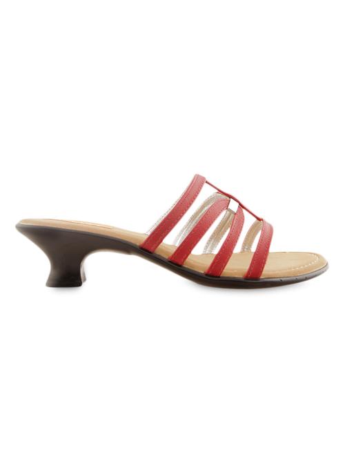red casual slip-on heels - 980702 - Very Small Image - 1