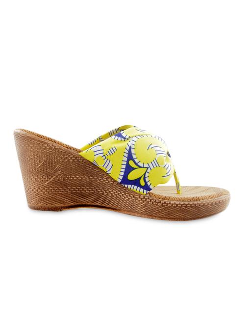 multicolor printed fabric strap wedges - 980744 - Very Small Image - 1