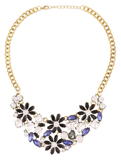 blue metal alloy earring - 9811114 - Very Small Image - 1