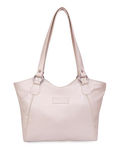 white leatherette handbag - 9812904 - Very Small Image - 1