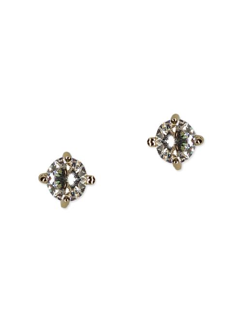 golden colored studs, embellished with stone work - 9813424 - Very Small Image - 1