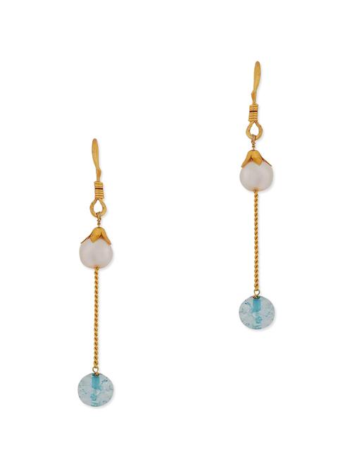 blue alloy earrings. - 9815591 - Very Small Image - 1