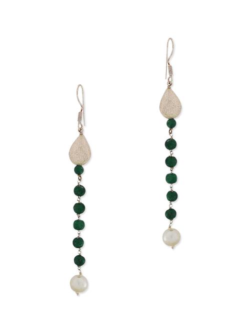 green alloy earrings. - 9815609 - Very Small Image - 1