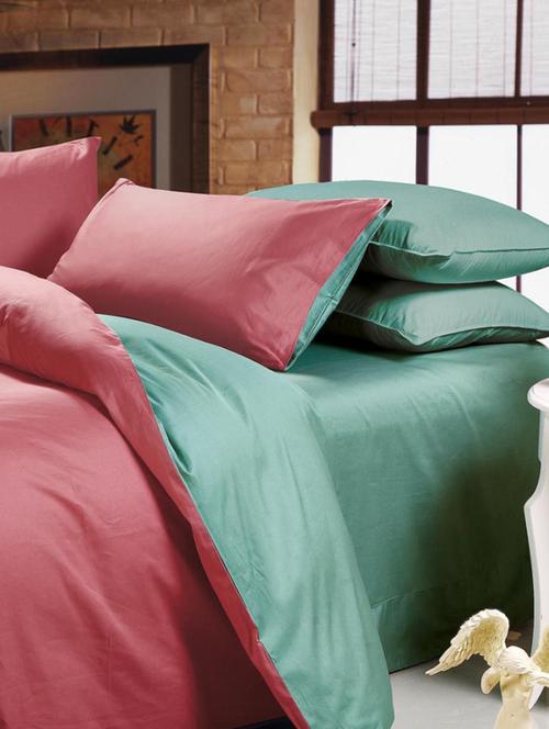 rust cotton bedsheet set - 9818784 - Very Small Image - 1