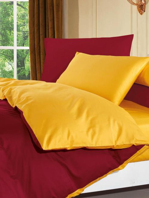 yellow cotton bedsheet set - 9818786 - Very Small Image - 1