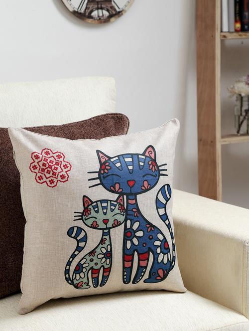 polycotton digital print cushion cover - 9819845 - Very Small Image - 1