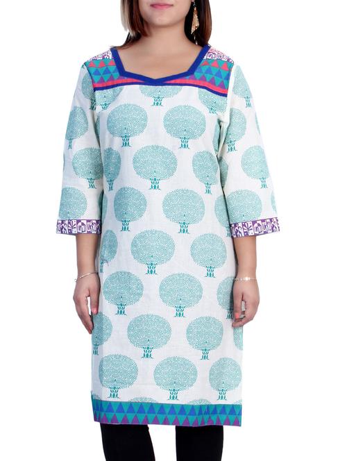 multi cotton kurta - 9820653 - Very Small Image - 1
