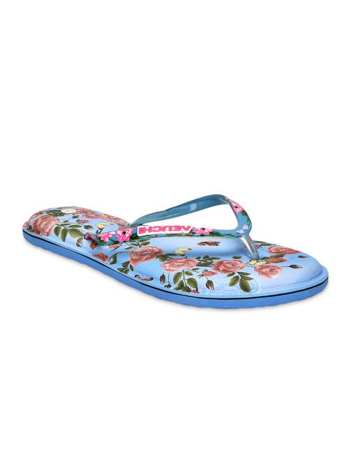 blue rubber flip flops - 9822769 - Very Small Image - 1