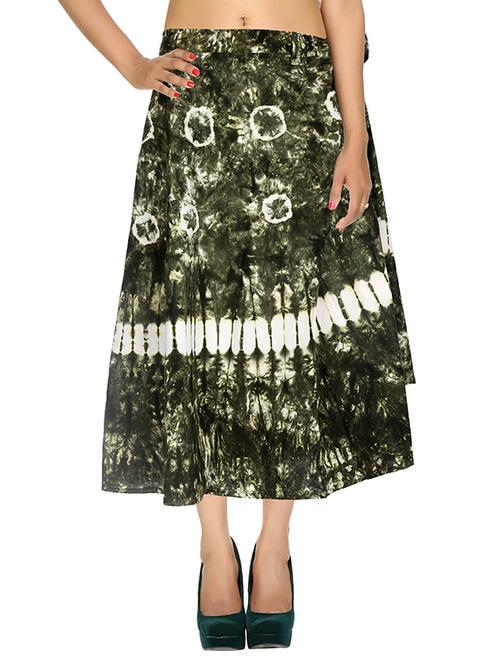 green cotton skirt - 9823416 - Very Small Image - 1
