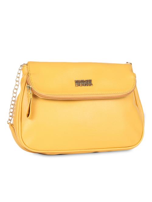 yellow faux leather bag - 9832780 - Very Small Image - 1