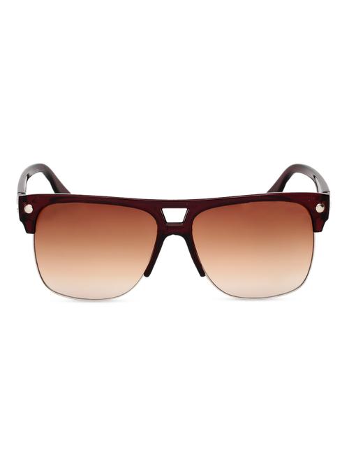 stylish wayfarer sunglasses with brown frame - 983704 - Very Small Image - 1
