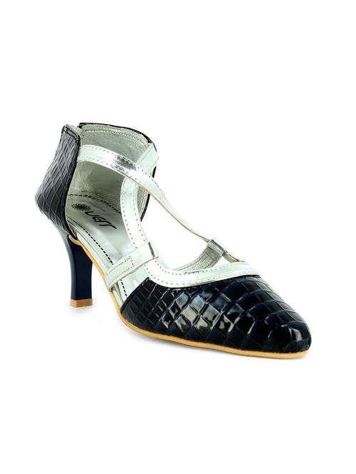 blue synthetic leather pumps - 9839824 - Very Small Image - 1