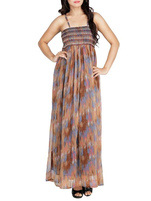multi chiffon dress - 9840986 - Very Small Image - 1