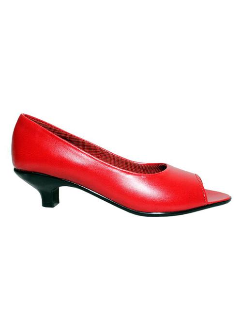 red synthetic leather sandal - 9842459 - Very Small Image - 1