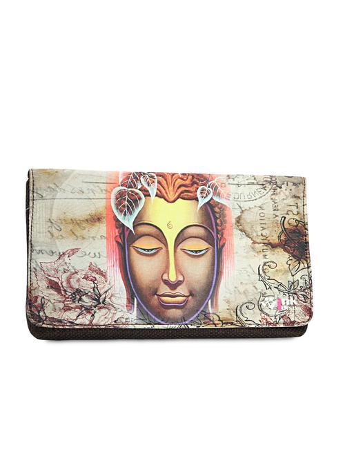 multicolor jute printed clutch - 9844443 - Very Small Image - 1