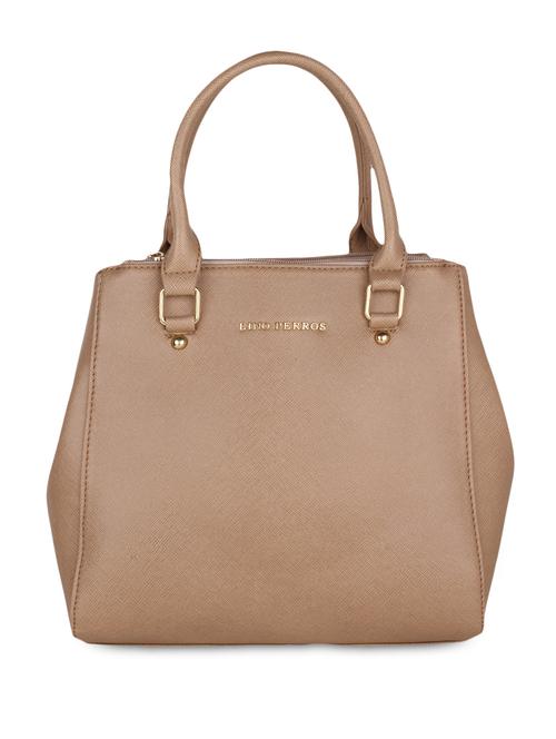 beige Leatherette handbag - 9845099 - Very Small Image - 1