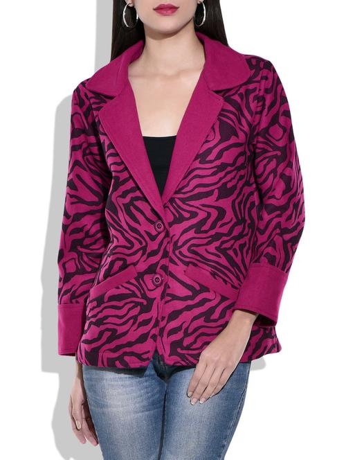 purple polyester blazers - 9872027 - Very Small Image - 1