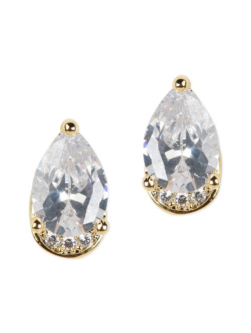 oval alloy stud earring - 987367 - Very Small Image - 1
