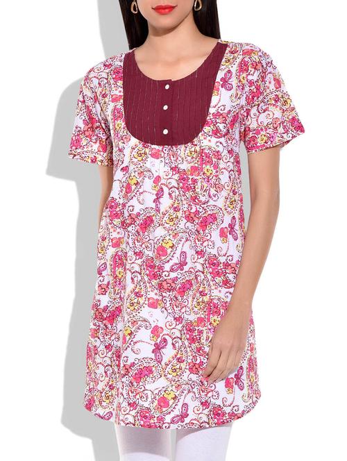 multicolour cotton kurta - 9875569 - Very Small Image - 1