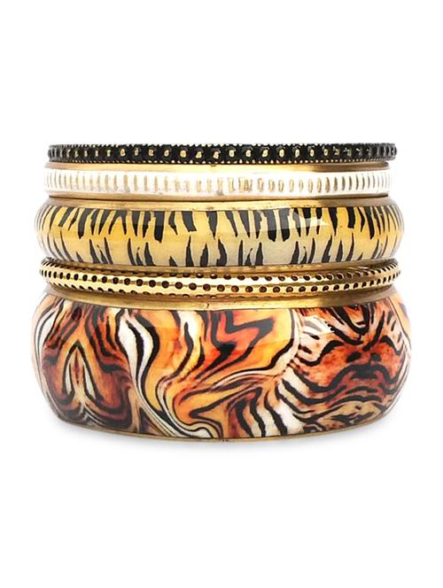 multicolor metallic bangles set - 9878824 - Very Small Image - 1
