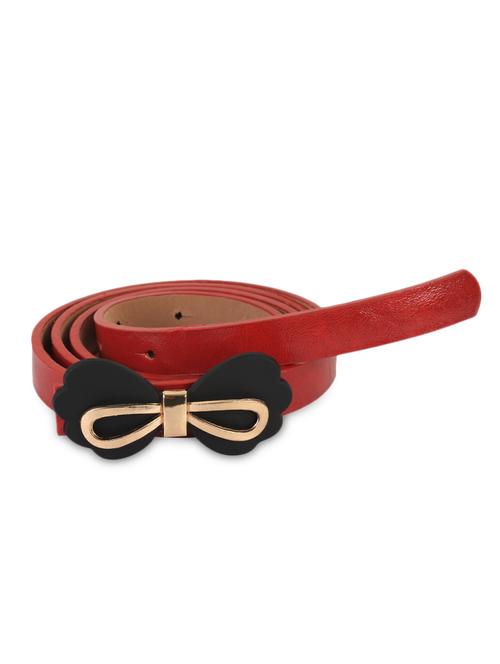 red leatherette belt - 9879598 - Very Small Image - 1