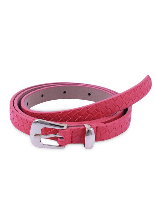 pink leatherette belt - 9879639 - Very Small Image - 1