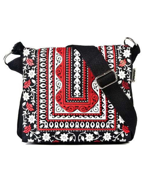 black canvas sling bag - 9879852 - Very Small Image - 1