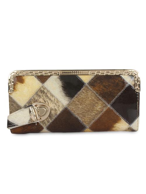 multicolor leatherette clutch - 9882581 - Very Small Image - 1
