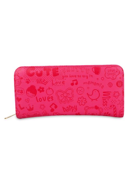 pink leatherette clutch - 9882585 - Very Small Image - 1