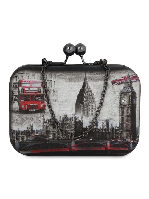 multicolor leatherette clutch - 9882611 - Very Small Image - 1