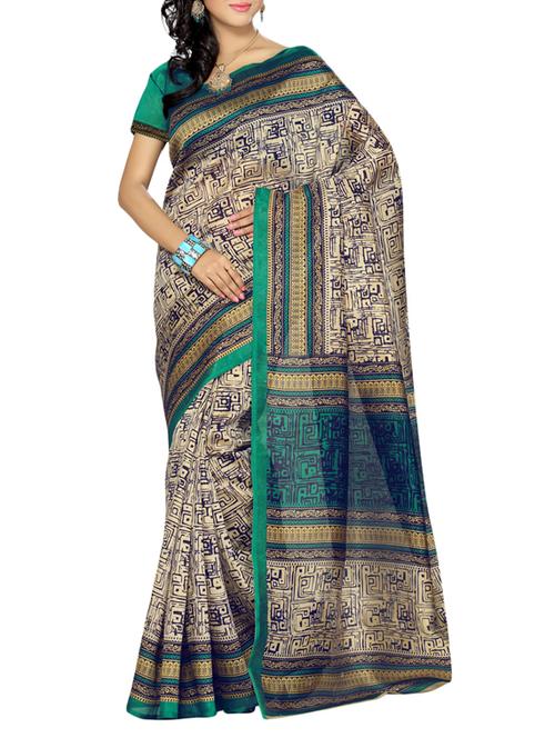 multicolor art silk saree - 9882776 - Very Small Image - 1