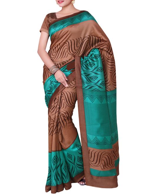 multicolor art silk saree - 9882816 - Very Small Image - 1